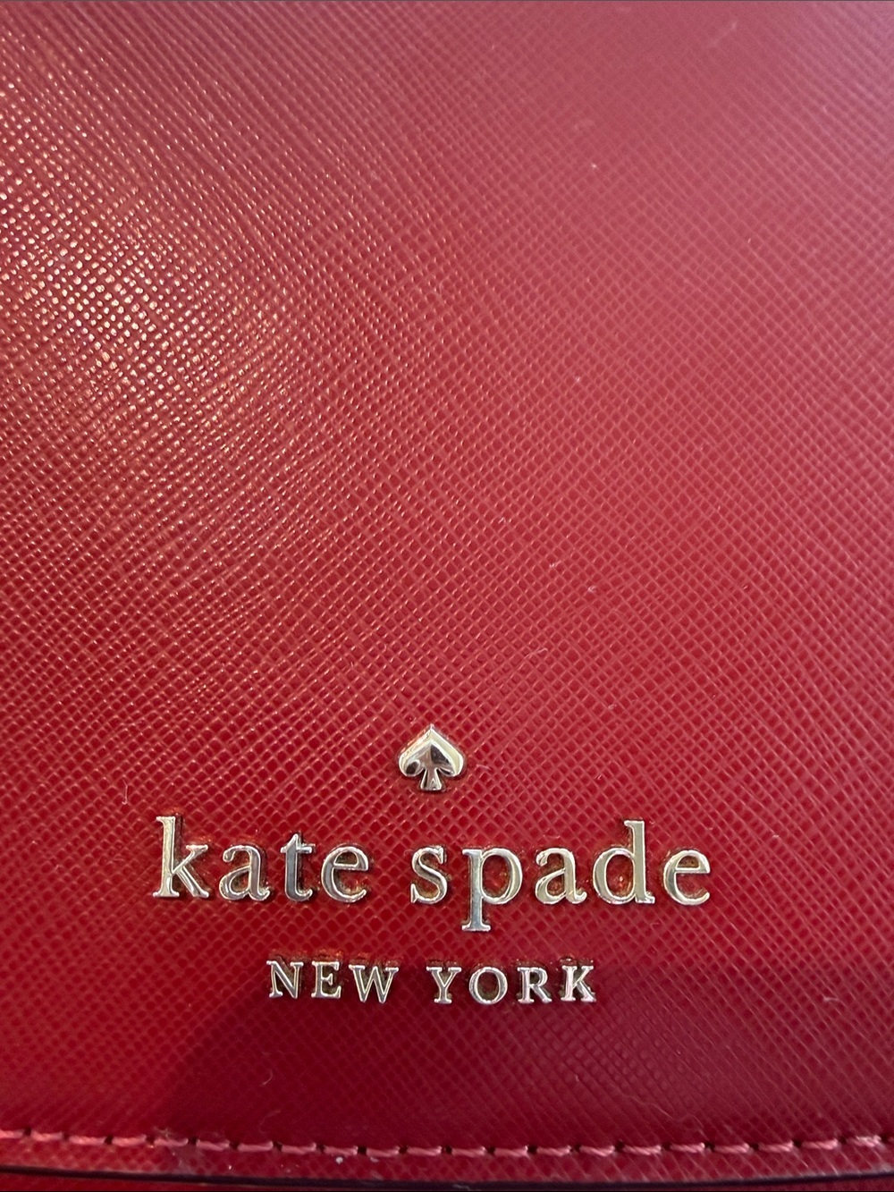 kate spade red leather chain-strap crossbody - Picture 3 of 5